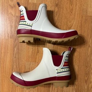 Pendleton Women's Paloma Stripe Chelsea Boots Size 7